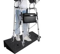 Rampa Resistente, rampas de goma portátiles para umbrales, rampas para sillas de ruedas, rampas para entradas de vehículos, aceras, motocicletas, bicicletas, scooters y coches. ( Size : 100*25*4cm )