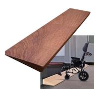 Rampa Silla De Ruedas Portátiles Rampa De Madera para Umbral De Puerta, Rampa De Umbral para Robot Aspirador, Rampa para Bordillos, Rampa De Acceso(Color A,50x18x3.5cm/20x7x1.4)