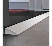 Rampa Silla de Ruedas Silicona Ducha 2cm Altura Antideslizante Puerta Paso Rampa, Silla de Ruedas Umbral Rampas Adecuado para Barredora, Baños, Puertas (Blanco) (Size : 5 * 1.8 * 140cm)