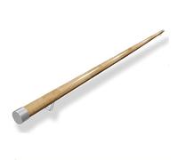 Rampas antideslizantes para escaleras de 50 a 600 cm, pino con soportes, kit de barra de seguridad redonda de madera, barra de soporte para barandilla interior