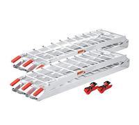 Rampas Carga Motocicletas ATV 2X 680kg 226cm Aluminio Plegables Quads Motos