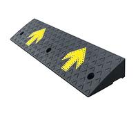 WORDFUN Rampas De Bordillo Pesados, 100 * 25cm Rampa para Coches Antideslizantes, Rampa De Carga, Rampa De Umbral De Puerta, para Sillas De Ruedas, Coches, Camiones, Bicicletas Y Motos