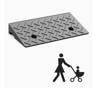Rampas De Entrada Rampa De Umbral, Rampa para Bordillos Portátil, Rampa De Silla De Ruedas De Plástico, Rampas De Acceso para Auto Carretillas Elevadoras Camiones(50x30x10cm/19.68x11.81x3.94in)