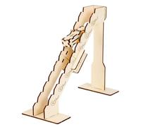Rampas de madera de ensamblaje práctico Centro educativo de gravitación Demostrador Aparato de experimento de física para estudiantes Herramienta de demostración de física