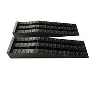 Rampas de Servicio de Coche de Taller de Garaje de plástico Resistente KATSU 2 uds (Perfil bajo)