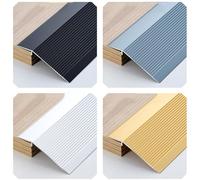 Rampas de transición de suelo de aluminio para puertas, reductores de umbral accesibles para sillas de ruedas para una entrada suave y duchas sin curvas