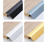 Rampas de transición de suelo de aluminio para puertas, reductores de umbral accesibles para sillas de ruedas para una entrada suave y duchas sin curvas