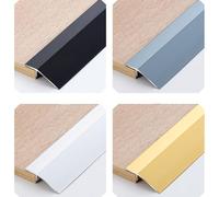 Rampas de transición de suelo de aluminio para puertas, reductores de umbral accesibles para sillas de ruedas para una entrada suave y duchas sin curvas