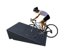 Rampas de umbral de goma - Rampas de entrada para vehículos bajos, rampa de bordillo de goma para entrada, rampa de umbral de plástico resistente, rampa de puente para acera, coche, scooter, bicicleta