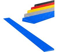 Rampas de umbral de interior para puertas Rampa de rampa portátil Mat de silla de ruedas portátil 1-10 cm Robot de barrido de canal, bicicletas, equipaje, vehículos eléctricos, gris, azul, 100x1cm