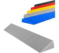 Rampas de umbral de interior para puertas Rampa de rampa portátil Mat de silla de ruedas portátil 1-10 cm Robot de barrido de canal, bicicletas, equipaje, vehículos eléctricos, gris, gris, 100x13x6cm