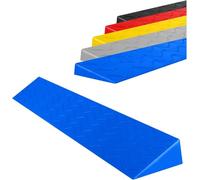 Rampas de umbral de interior para puertas Rampa de rampa portátil Mat de silla de ruedas portátil 1-10 cm Robot de barrido de canal, bicicletas, equipaje, vehículos eléctricos, gris, azul, 100x13x6cm