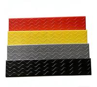 Rampas De Umbral para Puertas, Tira De Transición De Umbral De Goma, Rampa Antideslizante para Sillas De Ruedas, Alfombrilla Portátil para Bordillos, para Robots De Barrido,Gris,100cm*22cm*10cm