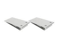 Rampas de umbral para sillas de Ruedas, aleación de Aluminio Ajustable | Base antideslizante de goma, acceso movilidad baño, soporte duradero puertas hogar