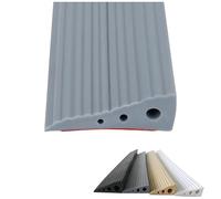 Rampas De Umbral, Rampas Antideslizantes De Goma para Baño, Rampa Reductora para Barredoras y Scooters; Tira De Transición De Umbral para Suelos De Baldosas (Recortable),1,70 * 3.5 * 7cm