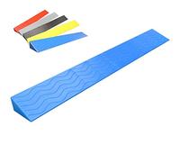 Rampas for Silla de Ruedas Antideslizantes Bordillo Rampa Escaleras Ducha | Portátiles Rampa de Umbral Plástico, for Carritos, Silla de Ruedas, Andadores, Motos, Perros(Blue,100*10*4.5cm)