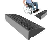 Rampas para aceras - Rampas antideslizantes para sillas de ruedas, rampas estables con agujeros prefabricados, fundamentos para conducir en carretera para coches, remolques, sillas de ruedas,