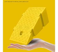 Rampas para bordillos, Rampa De Bordillo for Sillas De Ruedas Y Motos Multicolor 25x(27-45) x(7-19) cm(Black,25x27x9cm)