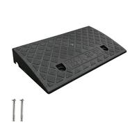 Rampas para Coches - Rampas para Silla de Ruedas, Rampas de Garaje, Rampa Escalon de Alta Resistencia, para Automóviles, Camiones, Bicicletas, Motocicletas(Black,50*27*9cm/20*11*3.5in)
