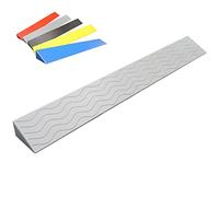 Rampas para Silla de Ruedas Escaleras Ducha 10 cm - Rampa para Bordillos Acceso Minusválidos y Personas Mayores con Sillas, Andadores, Motos, Perros (5 Colores) (Color : Grey, Size : 100 * 8 * 2cm)