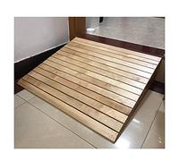 rampas para silla de ruedas Rampa de umbral 13cm / 15cm / 18cm / 20cm / 25cm de gran altura, Madera Rampas de entrada para sillas de ruedas, Rampa de bordillo de movilidad para calzadas / aceras / esc