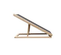 Rampas Plegables for Perros pequeños escaleras de Pino de Madera Maciza, Cama Alta Puerta de Coche Mascotas al Aire Libre Escalera Recta Escalada(Small No handrails)