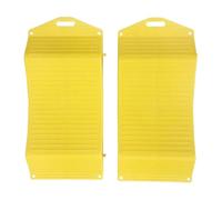 Rampas Protectoras de neumáticos 2 Piezas, Gran Capacidad Carga, fácil Instalar, rampas Viaje for vehículos para Pas(Yellow)