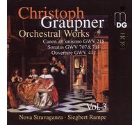 NOVA STRAVAGANZA (ensemble) - Graupner: Chamber Music Vol. 3