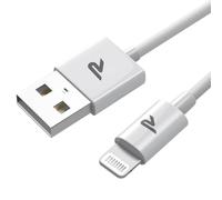 RAMPOW Cargador iPhone 2M Cable Lightning - [Apple MFi Certificado] - con C89 Cable iPhone para iPhone 12/11/11 Pro/X/XS/XR/8/8 Plus/7/7 Plus/6s/6s Plus/6/6 Plus/SE/5s/5/iPad/iPod y más - Blanco