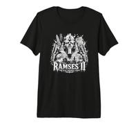 Ramsés II El Rey se Convierte en faraón de Piedra de Egipto Camiseta Premium