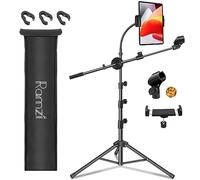 Soporte de Micrófono 6 en 1 - Cuello de Cisne Con Clips para Tableta y Teléfono - Conmutación Libre Con Bolsa