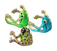 Rana Anillos - Pro | Animal Jewelry - Bagues Grenouille Ajustables Bijoux Vintage En Forme Grenouille L'Arbre Pour Femmes Et Filles Cadeau Noël Rigolo | Rana | 2026 Pro | Plata