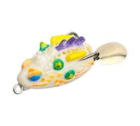 Rana Artificial para Pesca Cebo Flexible Suave de Material Sintético