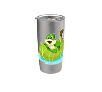 Rana Barco Pequeño Vaso térmico de acero inoxidable de doble pared