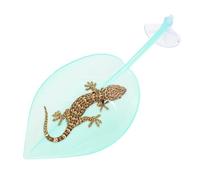 Rana Baskings Ledges - Escalada de succión de hojas, muelle de agua de terrario, escalón de reptiles de acuario, estante de descanso de anfibios | Percha de succión para tortugas, ranas, tanque de
