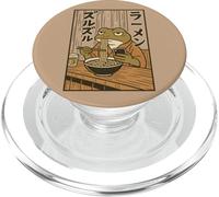 Rana Comiendo Ramen Sopa de Fideos japoneses Retro Manga Arte PopSockets PopGrip para MagSafe