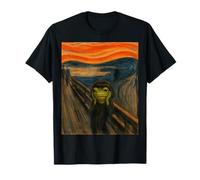 Rana con Bob Corte De Pelo Grito Edvard Gen Z Jóvenes Niños Divertido Camiseta