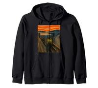 Rana con Bob Corte De Pelo Grito Edvard Gen Z Jóvenes Niños Divertido Sudadera con Capucha