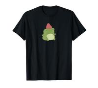 Rana con sombrero de fresa Kawaii Cottagecore Estético Camiseta