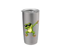 Rana Dabbing con gafas de sol divertidas Vaso térmico de acero inoxidable de doble pared