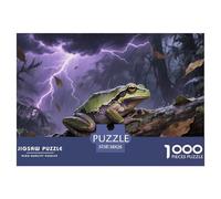 Rana de árbol 1000 Piezas De Rompecabezas para Adultos, Puzzle Tormenta Rainforest Adultos, Juego Didáctico Decoración para El Hogar 38x26cm/1000pcs