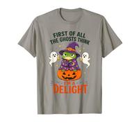 Rana de Halloween Divertida Primero De Todos Los Fantasmas Piensan Que Soy Una Delicia Camiseta