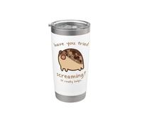 Rana De La Lluvia Del Desierto Divertido Meme Grit Vaso térmico de acero inoxidable de doble pared