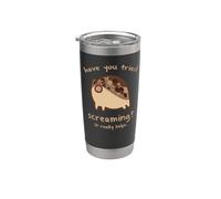 Rana De La Lluvia Del Desierto Divertido Meme Grit Vaso térmico de acero inoxidable de doble pared