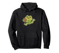 Rana de Rugby con Pelota Sudadera con Capucha