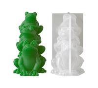Rana de silicona para forma 3D Rana para | Forma para cemento de animales para creaciones con jabón arcilla cemento resina decoración casa ideas regalo DIY