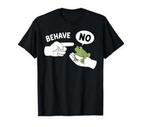 Rana Deshonesta Comportarse No Animal Dibujos Animados Divertido Rana Meme Camiseta