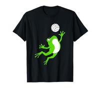 Rana divertida jugando al voleibol Camiseta