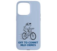 Rana Divertida Montando Bicicleta para Cometer Delitos leves Meme Carcasa para iPhone 15 Pro MAX