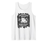 Rana Emocionalmente Verde Espiritualmente Caótica Cottagecore Camiseta sin Mangas